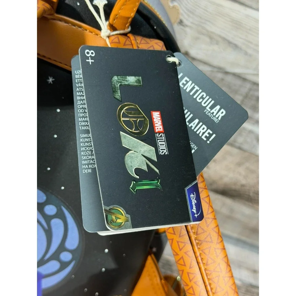 Loungefly Marvel Loki TVA Multiverse Lenticular Mini Backpack
